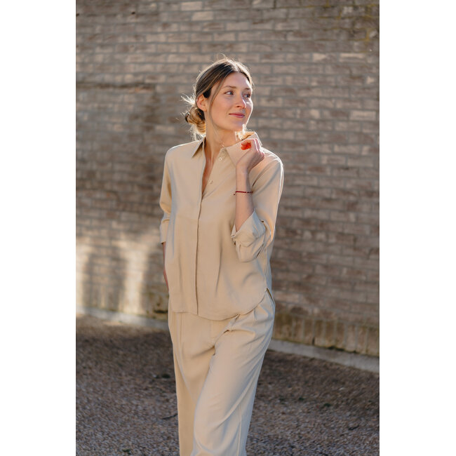 MINDY SHIRT Brown Rice