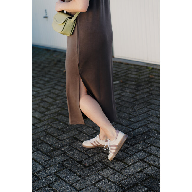 HELLE DRESS Major Brown