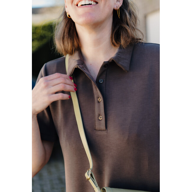 HELLE DRESS Major Brown