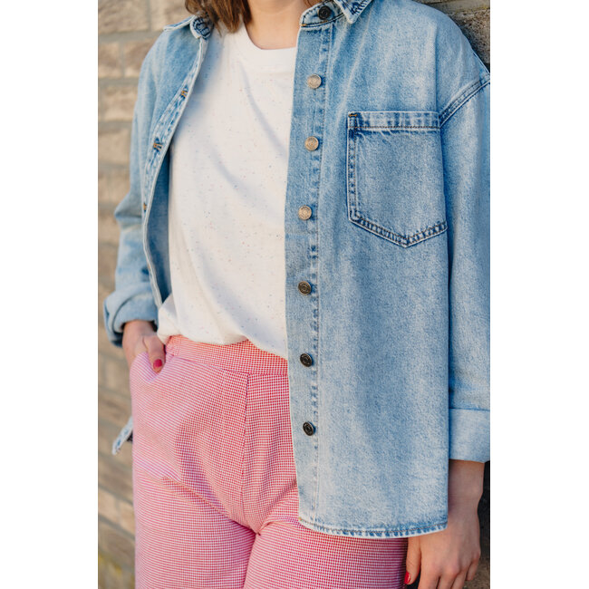 KAYSA DENIM SHIRT Stonewash Denim