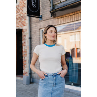 Selected Femme MILLY TEE Malibu Blue