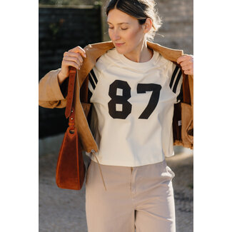 Co Couture ELY SWEAT TEE Bone