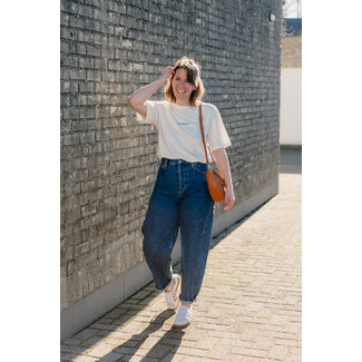 Les Soeurs MERYL BALLOON JEANS Dark Blue Denim