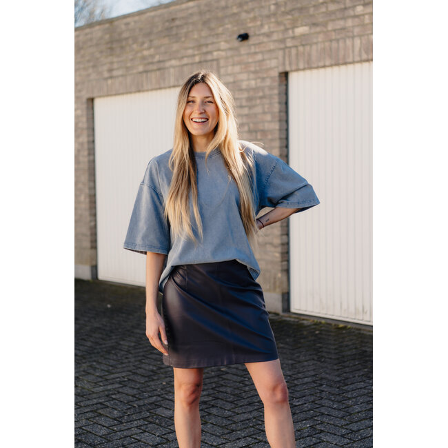 ELLA TEE Gray Blue