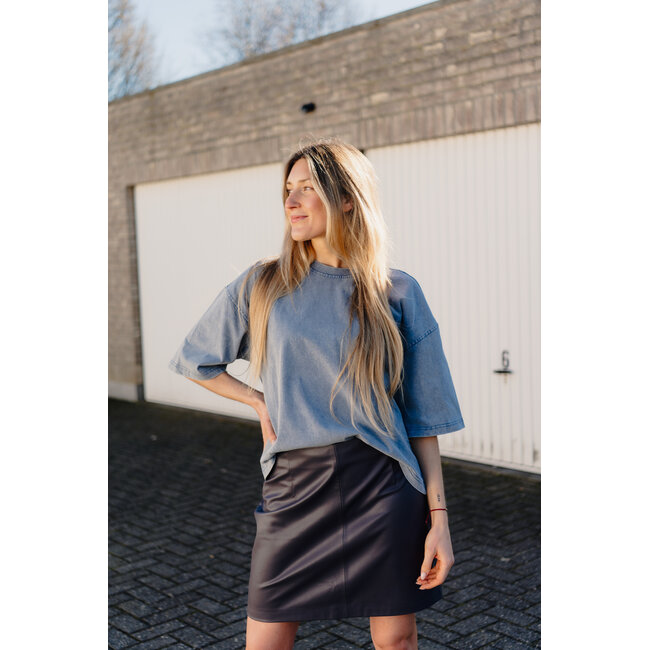 ELLA TEE Gray Blue