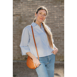 Selected Femme ESTER OVERSIZED SHIRT Malibu Blue