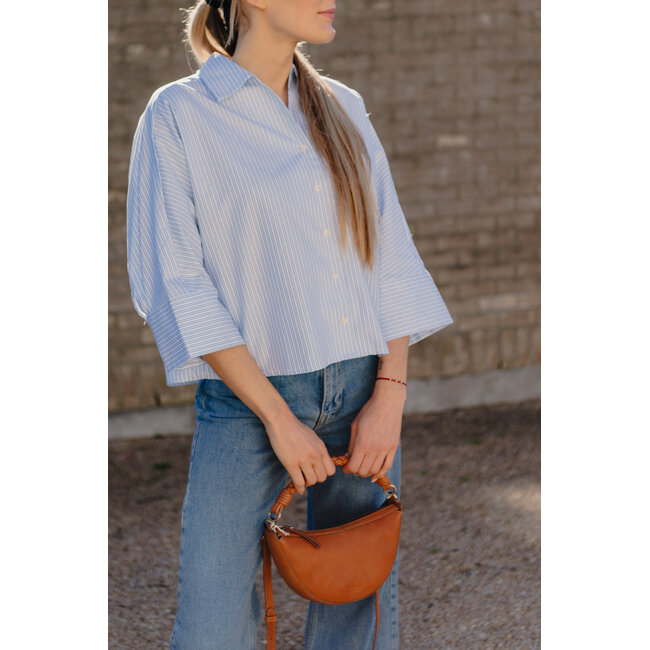 ESTER OVERSIZED SHIRT Malibu Blue