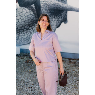 Selected Femme ROMIE TOP Misty Rose