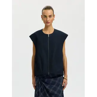 Selected Femme KYLIE VEST Dark Sapphire