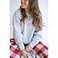 HELD ALBA SWEATER Grey Red