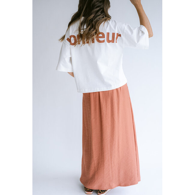 JULIETTE SKIRT Brilliant Rust