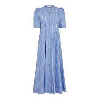 Co Couture TERAN PLEAT DRESS Pale Blue