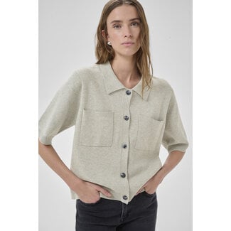 My Essential Wardrobe STINO KNIT CARDIGAN Medium Grey