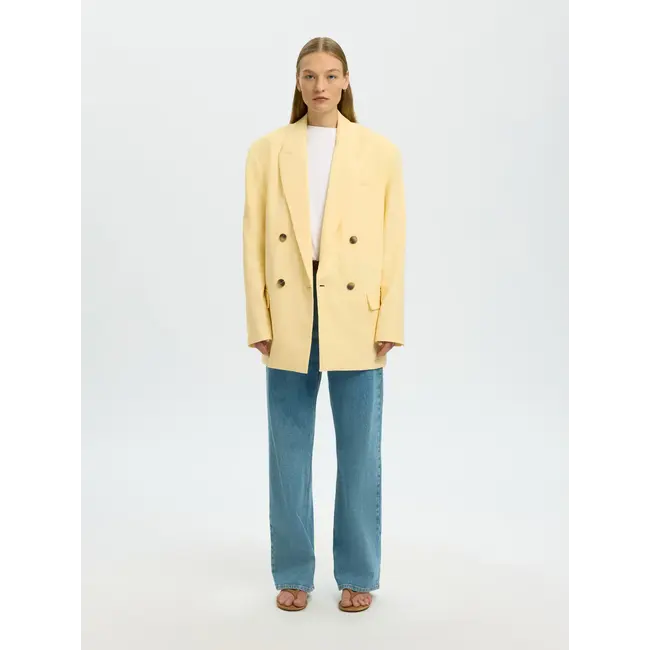 MARIE OVERSIZED BLAZER Italian Straw