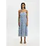 Selected Femme MYLENE MIDI STRAP DRESS Dusty Blue