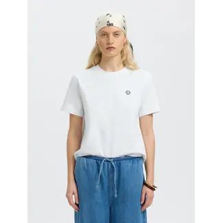 Selected Femme ELLA BOXY TEE Bright White Shell