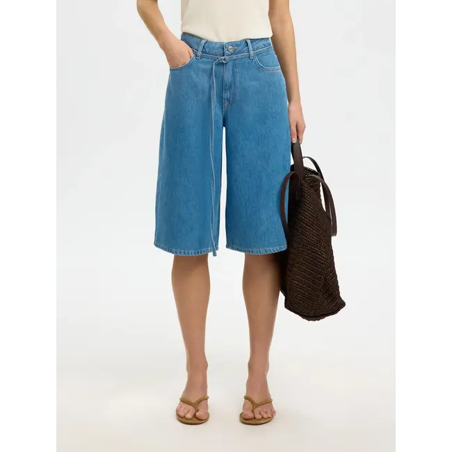TENNA DENIM BERMUDA Medium Blue Denim