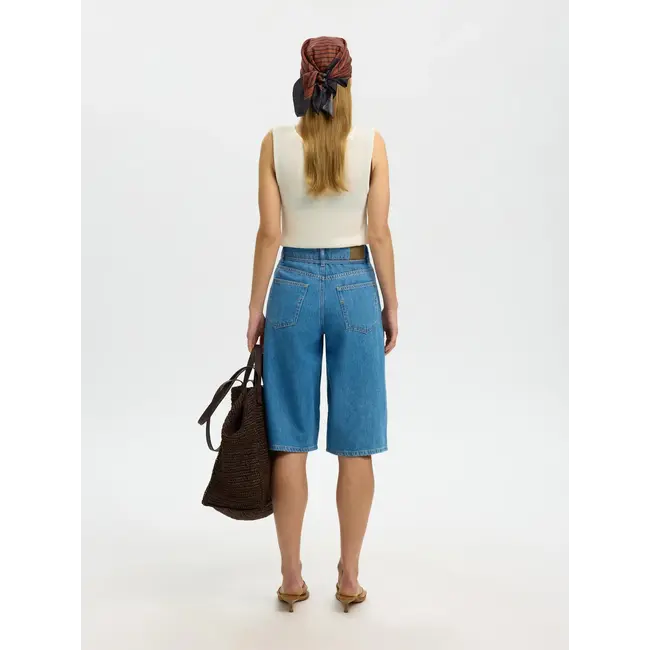 TENNA DENIM BERMUDA Medium Blue Denim