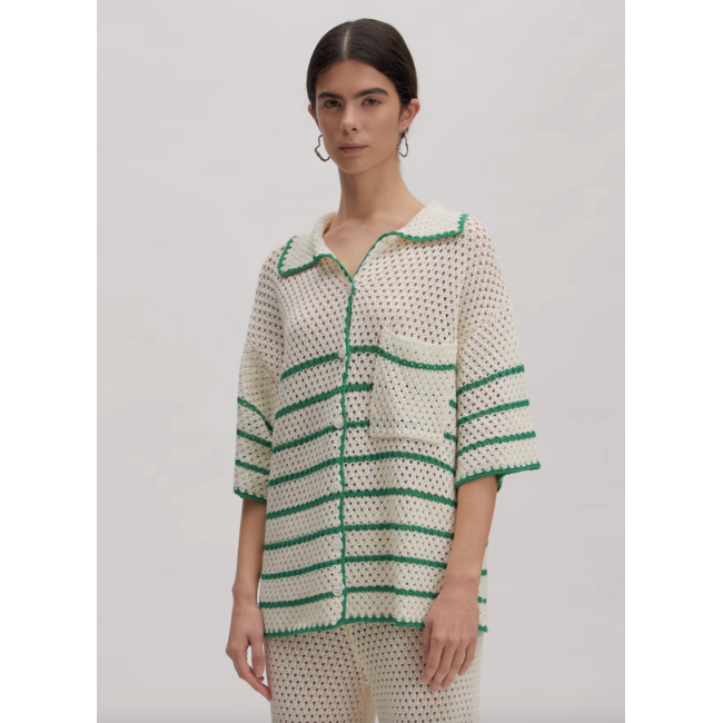 DEBBIE CROCHET POLO Jelly Bean