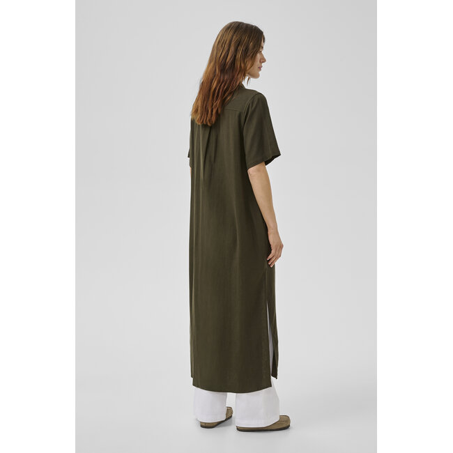 DIAS BOXY SHIRTDRESS Forest Night