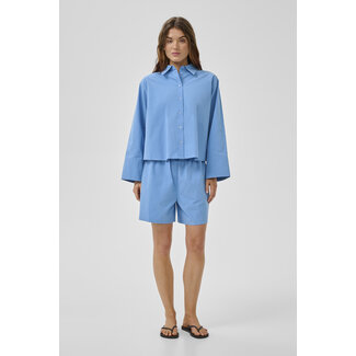 My Essential Wardrobe SUNNA SHORTS Silver Lake Blue