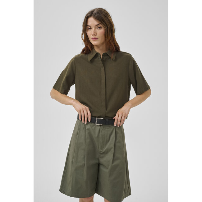 DIAS BOXY SHIRT Forest Night