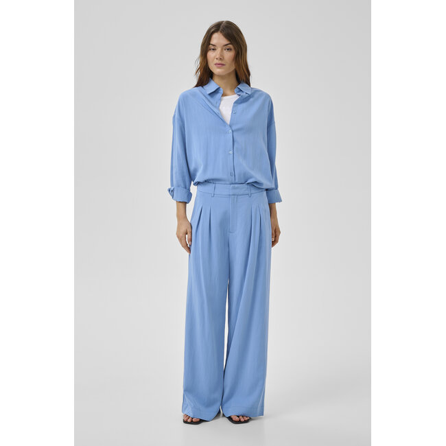 ZOE GILDA WIDE PANTS Silver Lake Blue