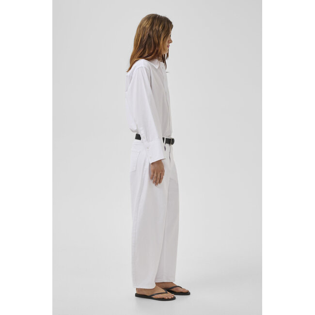 HOTTIE HIGH BARREL JEANS Bright White