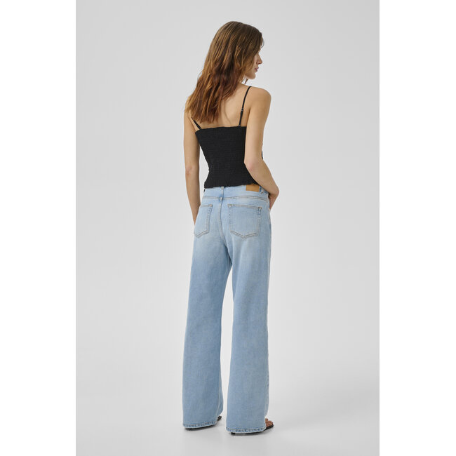 LOUIS HIGH WIDE JEANS Baby Blue