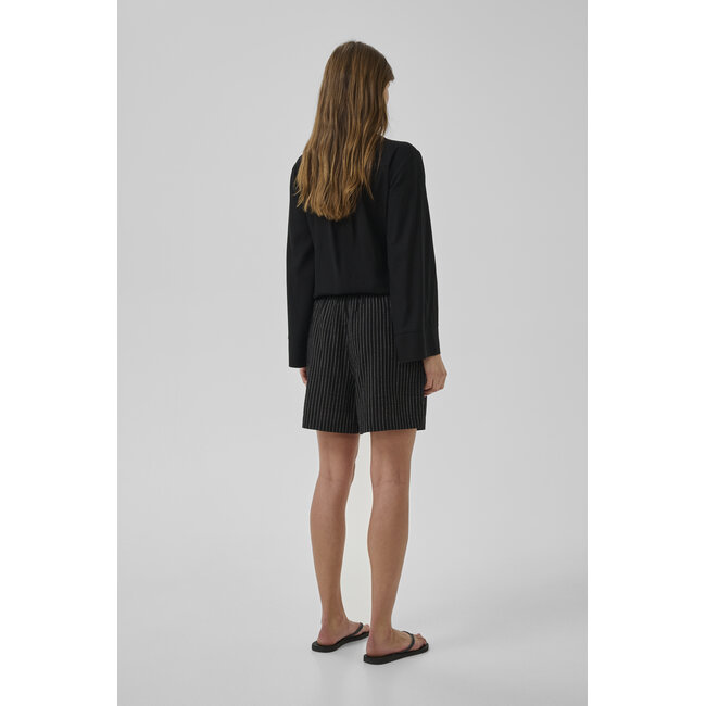 JANNIE SHORTS Black w. Oatmeal
