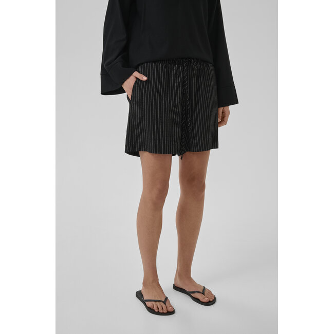 JANNIE SHORTS Black w. Oatmeal