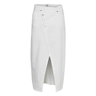 My Essential Wardrobe TAMPA WRAP SKIRT White Wash