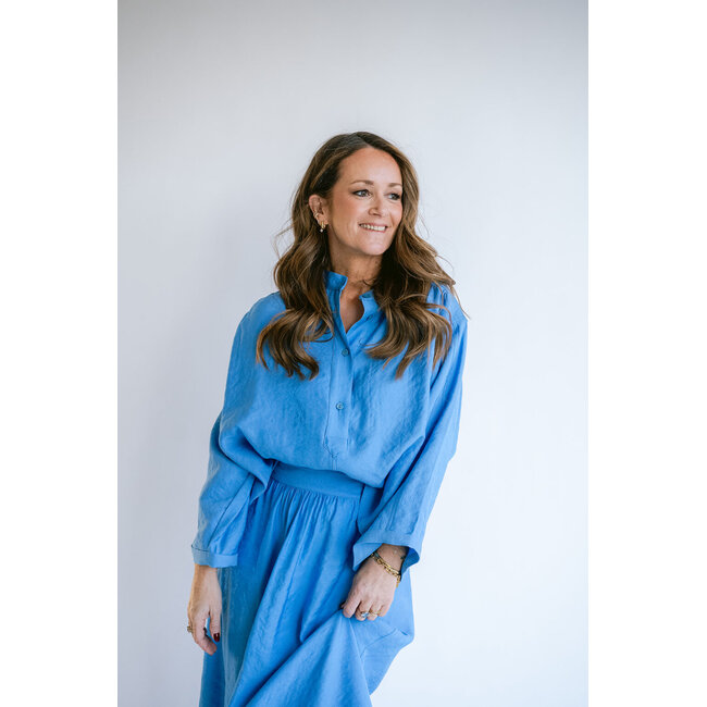 JULIETTE SKIRT Brilliant Azul