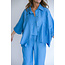 METTE BLOUSE Brilliant Azul