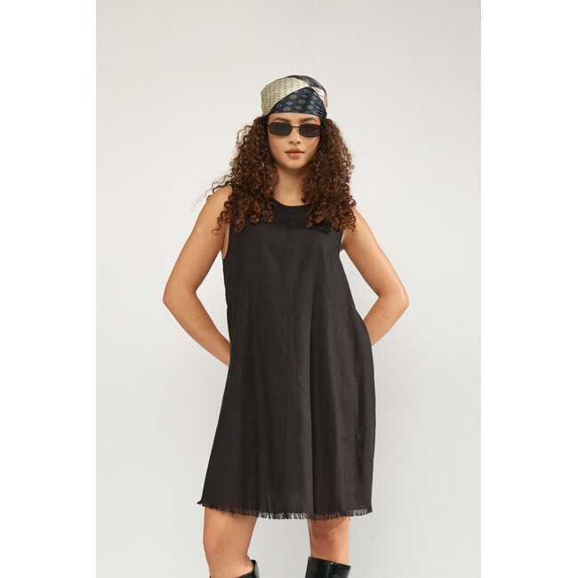 ALANI SHORT DRESS Whitecap ray