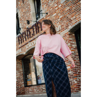 Selected Femme DELIA MIDI SKIRT Dark Sapphire