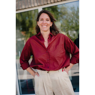 Les Soeurs YARA SHIRT Bordeaux
