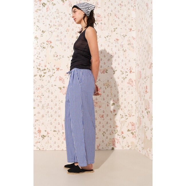 EKIROW PANTS Vichy Blue