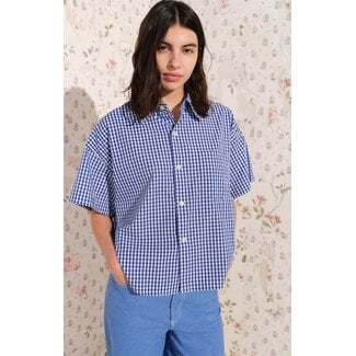 American Vintage EKIROW SHIRT Vichy Blue