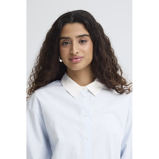 LEIKA SHIRT Blue White