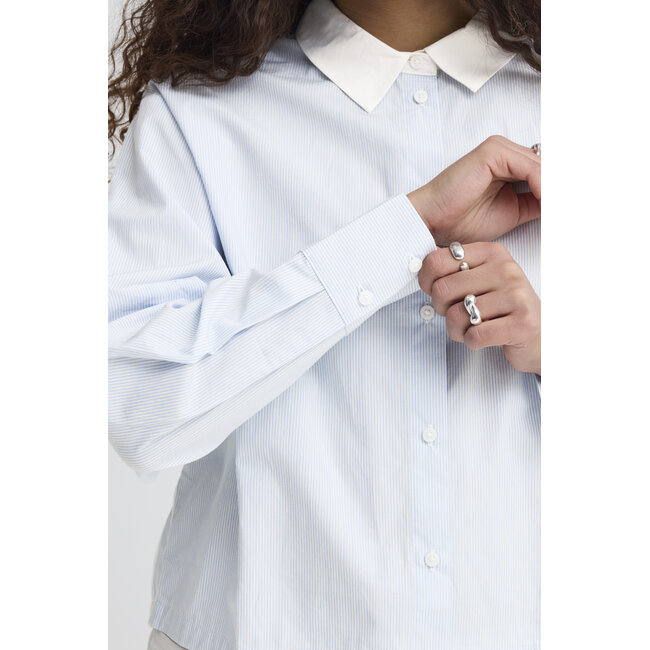 LEIKA SHIRT Blue White