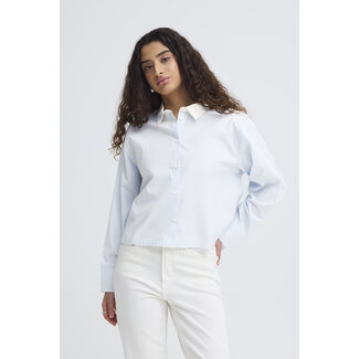 ICHI LEIKA SHIRT Blue White