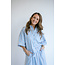 MORRIS BLOUSE Blue Orange