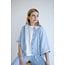 MORRIS BLOUSE Blue Orange