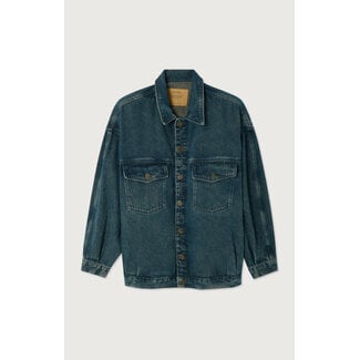 American Vintage TIUBAY VESTE Dark Blue