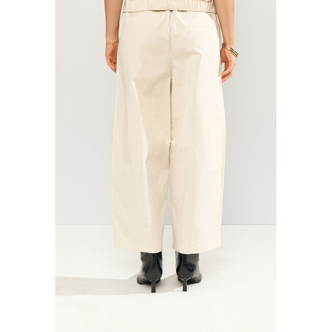 SUNNA CROPPED PANTS Whitecap Gray