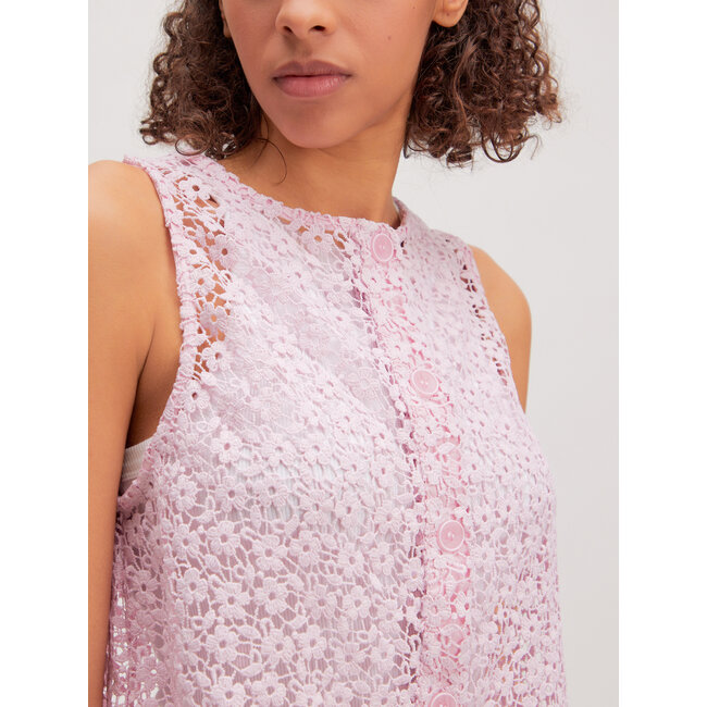 CLEO VEST Lilac Snow