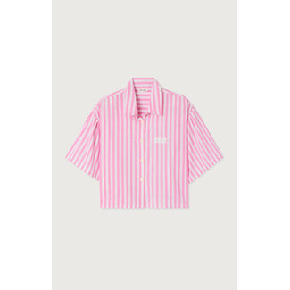 American Vintage VEXTOWN SHIRT Rayures Rose