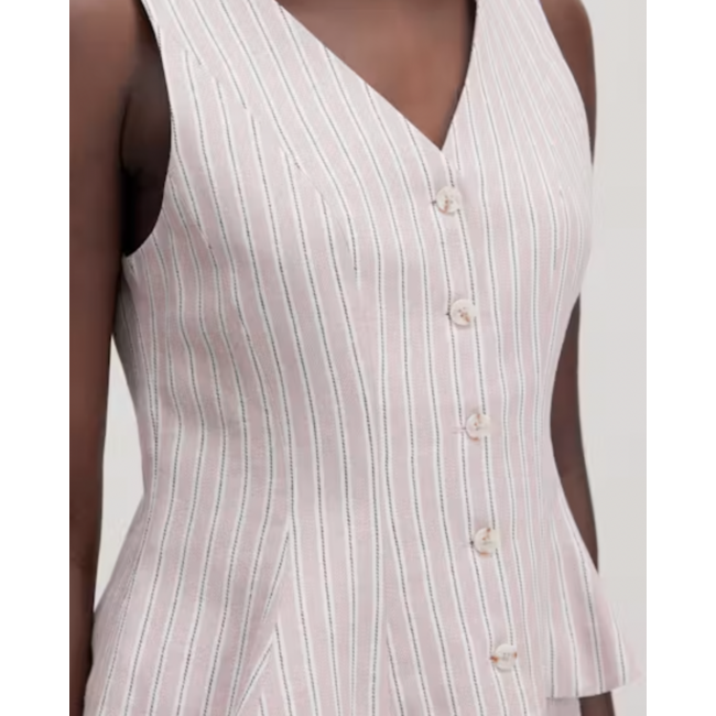 VADA VEST Pink Stripe
