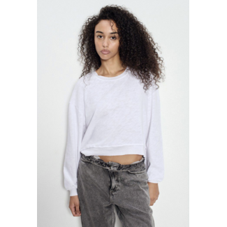 American Vintage SONOMA LONGSLEEVE SHIRT Blanc